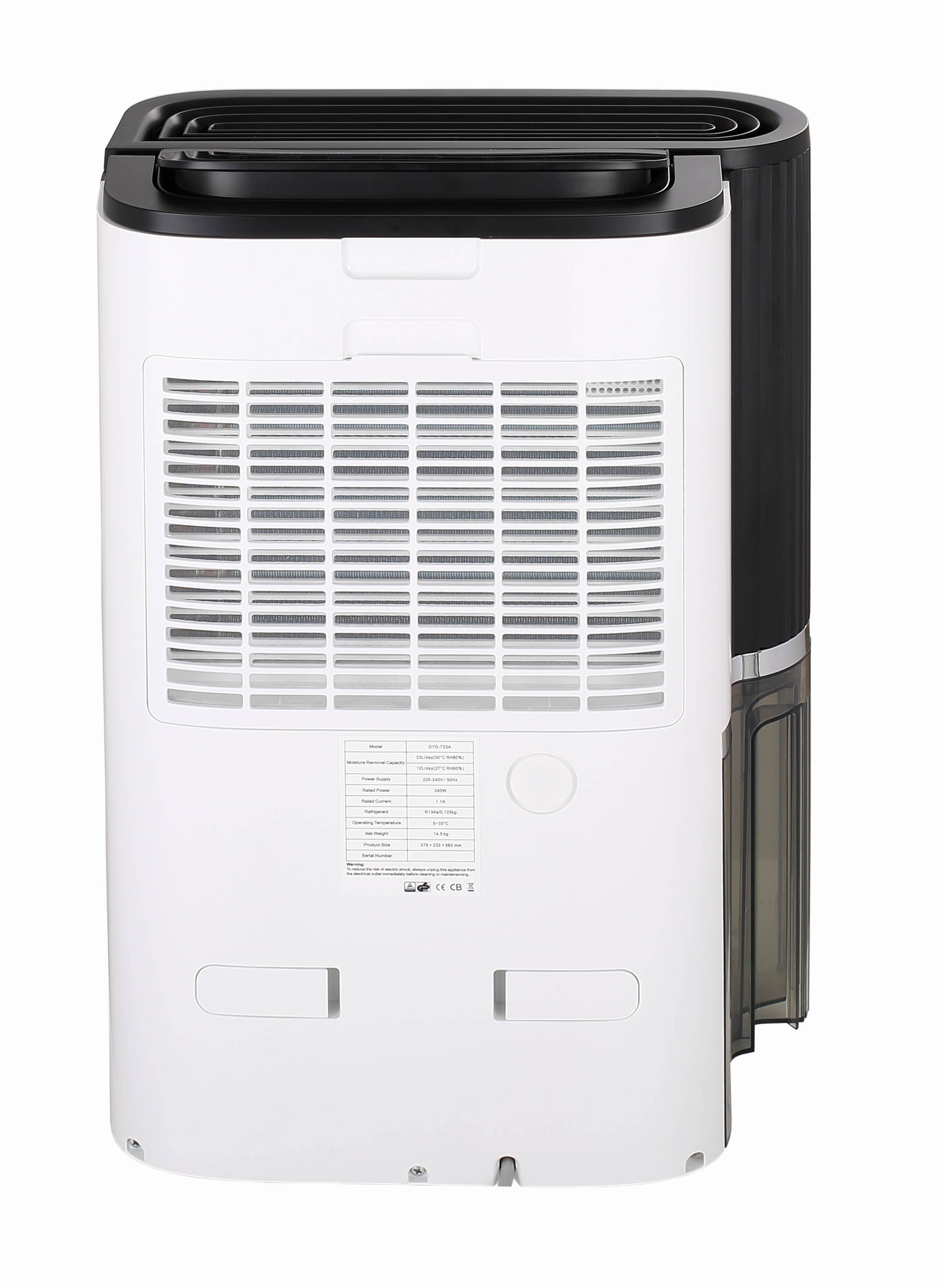DYD-T23A household electrical appliances 23L adjustable humidistat home use dehumidifier with touch 
