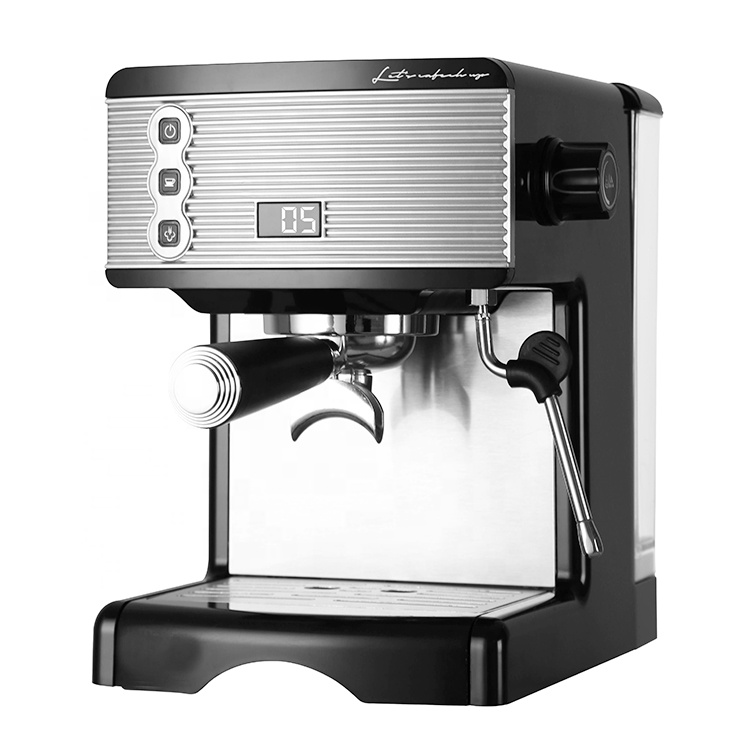 Home Appliances Semi Automatic Espresso Coffee Machine with Milk Frother