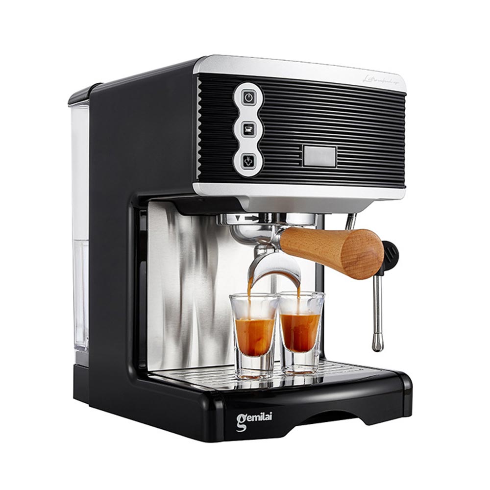 Wholesale Home Appliance Electric Espresso Coffee Machine Italian Style 15 Bar 20 Bar Pump Black Cof