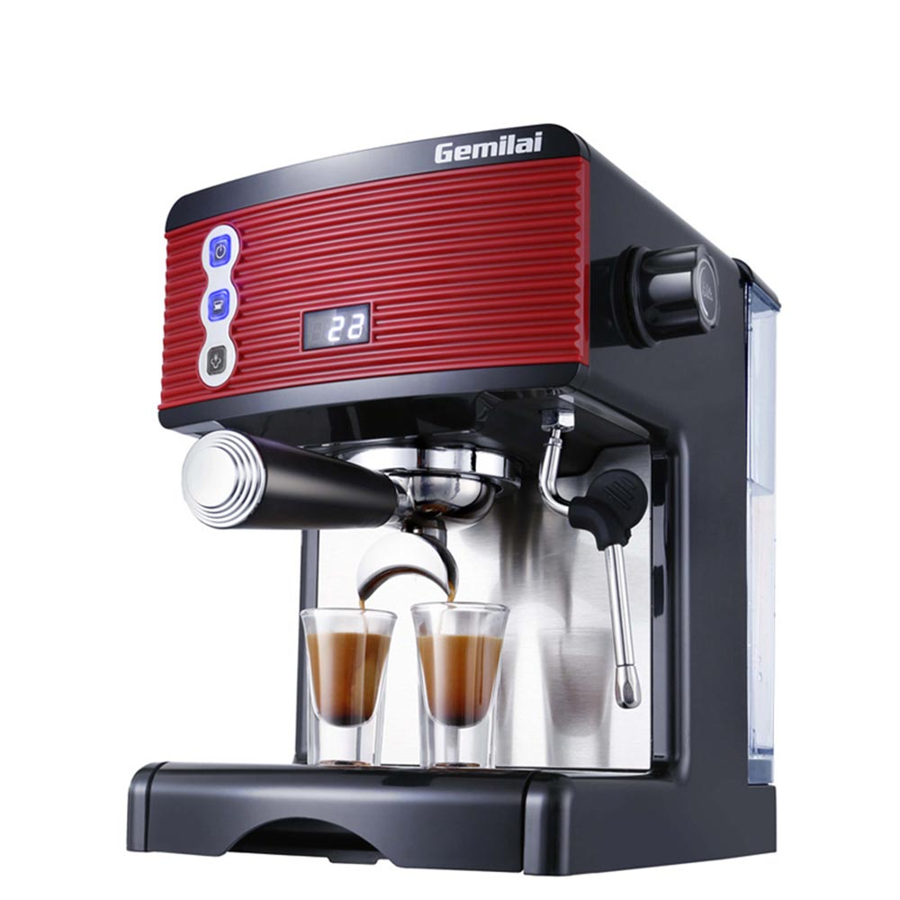 Wholesale Home Appliance Electric Espresso Coffee Machine Italian Style 15 Bar 20 Bar Pump Black Cof