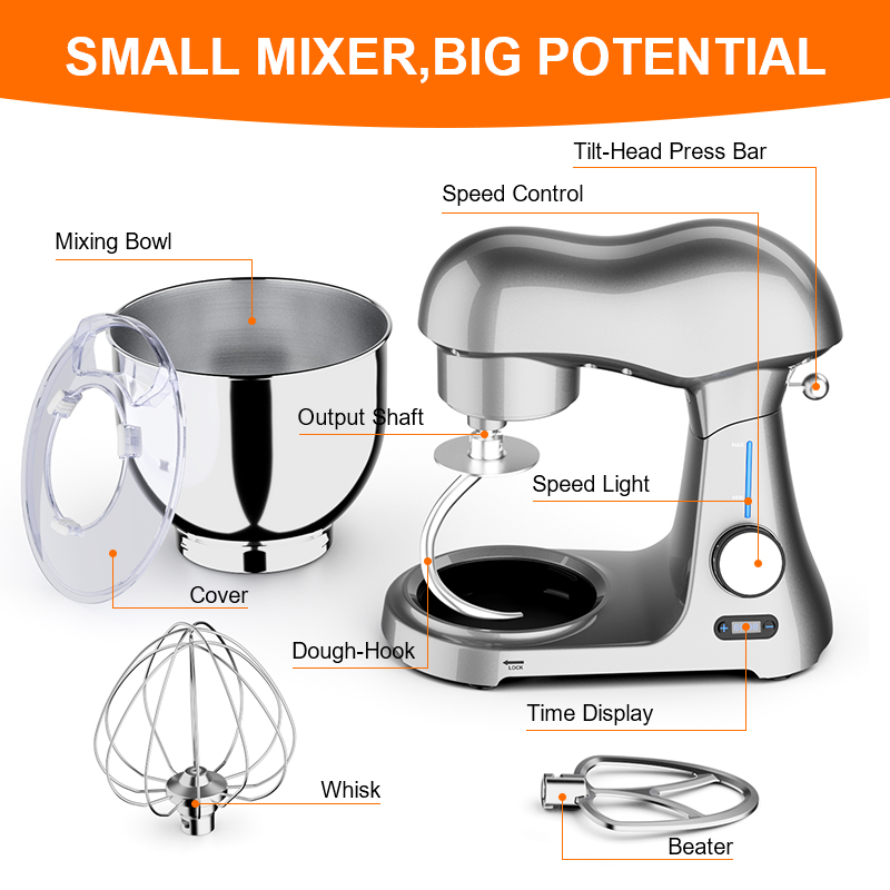 electrodomesticos kitchen home appliances electric tilt-head bakery automatic stand planetary cake m