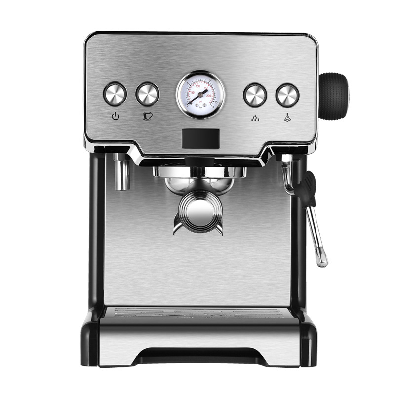 Stainless steel mini home use/commercial use coffee machine one head with water tank