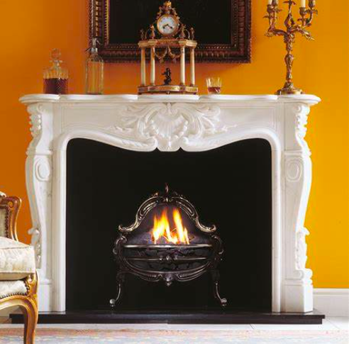Home appliance carved marble ranged hood