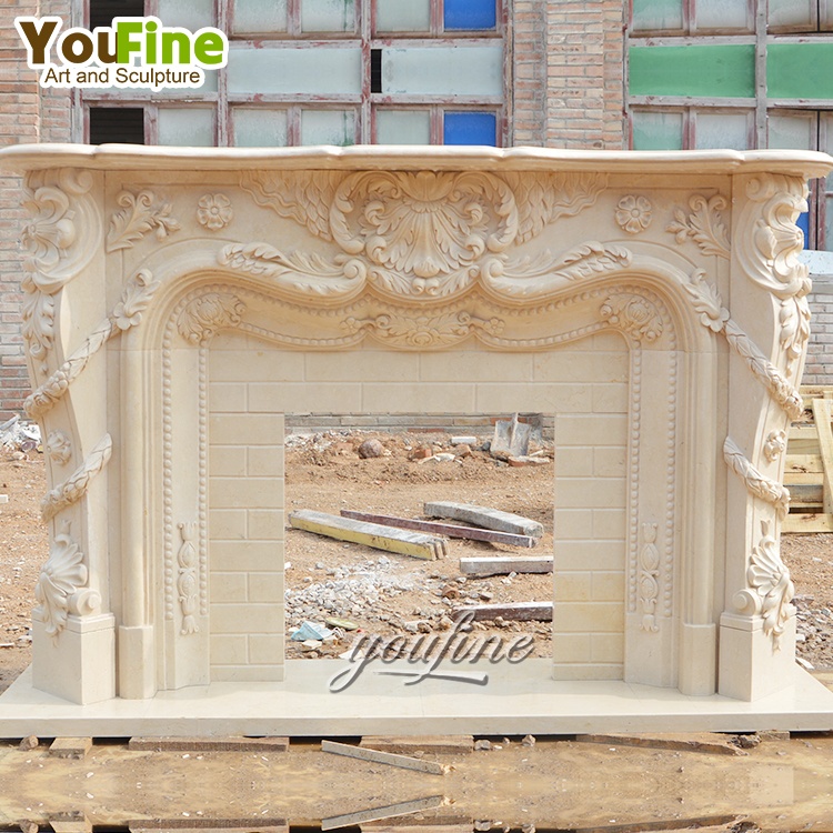 Home appliance carved marble ranged hood
