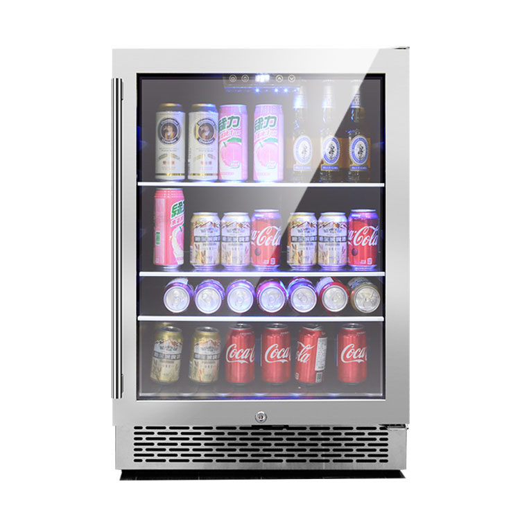 JOSOO home kitchen appliance wine cooler cabinet wood decorative wine refrigerators wine cellars chi