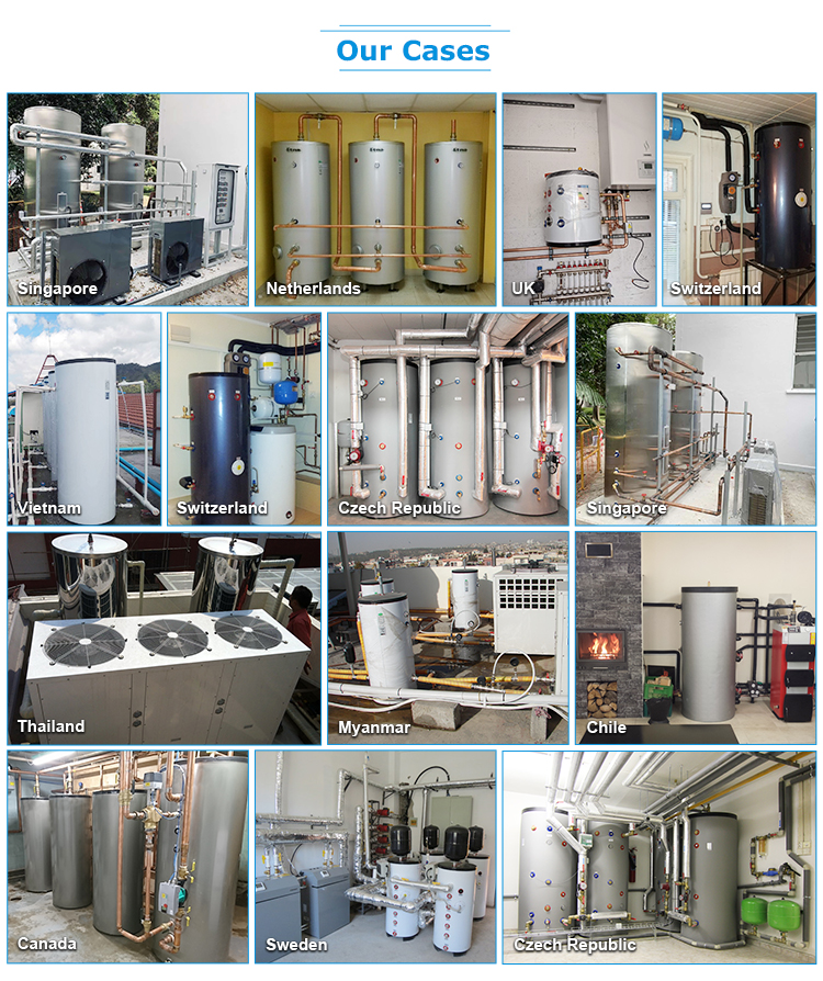 SST home appliance bathroom 35kw boiler all in one heat pump water tank