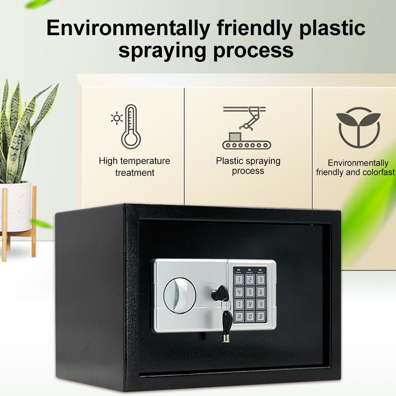 Premium Safety Box Personal / Home / Hotel / Office Safe Digital Safety Box Security Box to Keep Cas