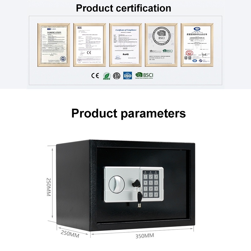 Premium Safety Box Personal / Home / Hotel / Office Safe Digital Safety Box Security Box to Keep Cas