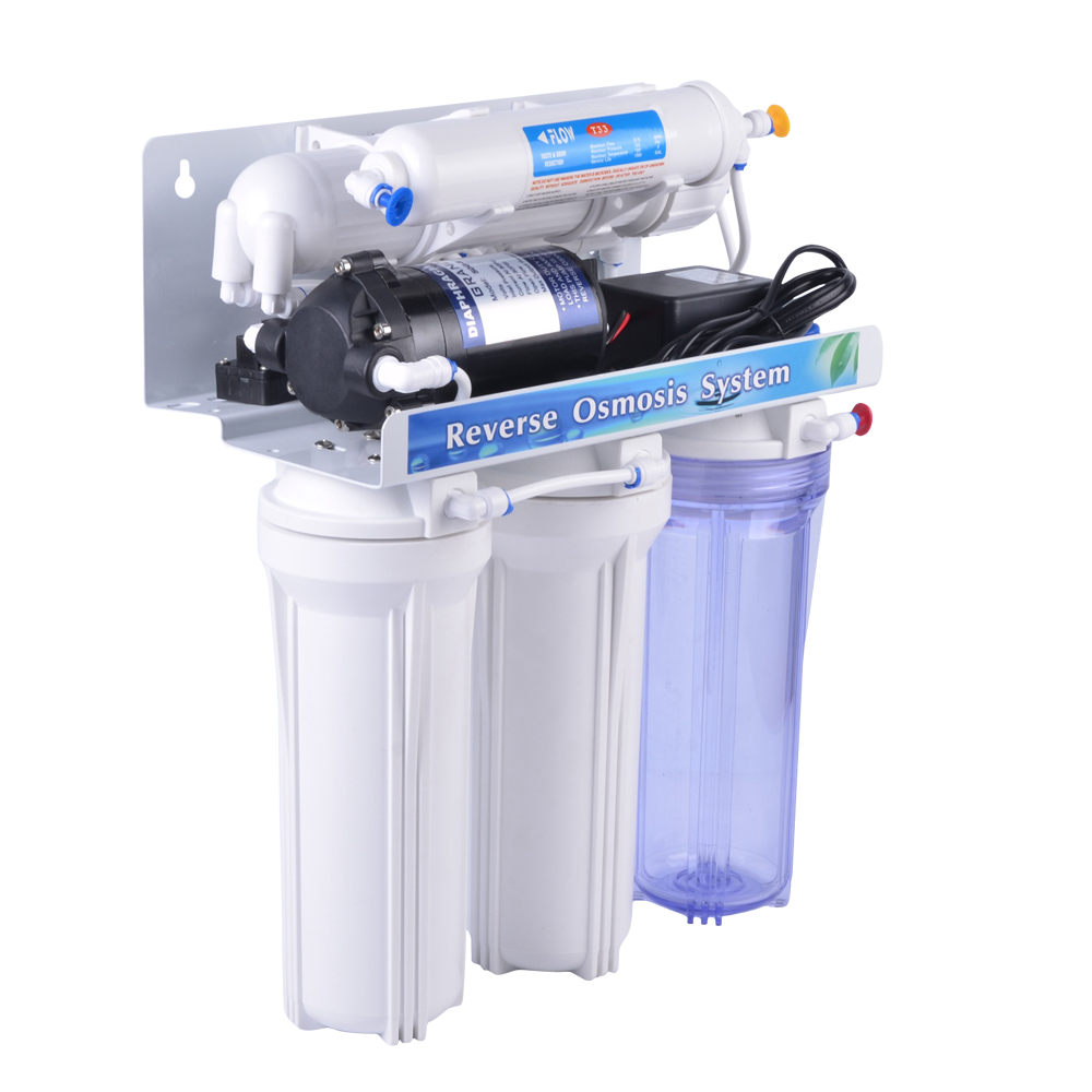[NW-RO50-A1] Five stage manual flush home RO water