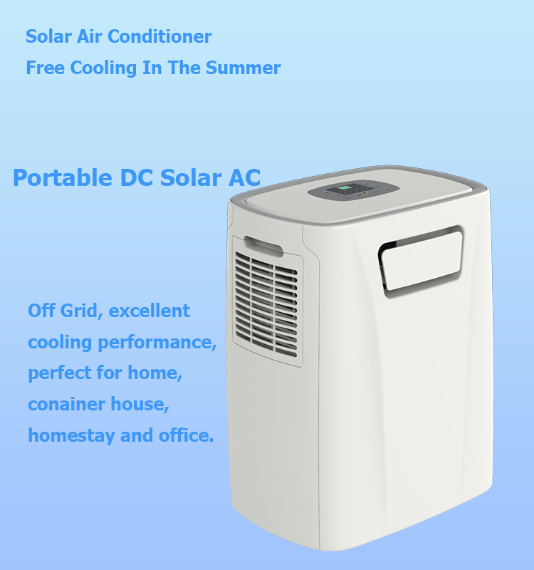 9000 Btu Air Conditioner Home Appliance Portable AC Suitable For Van Solar Air Conditioner