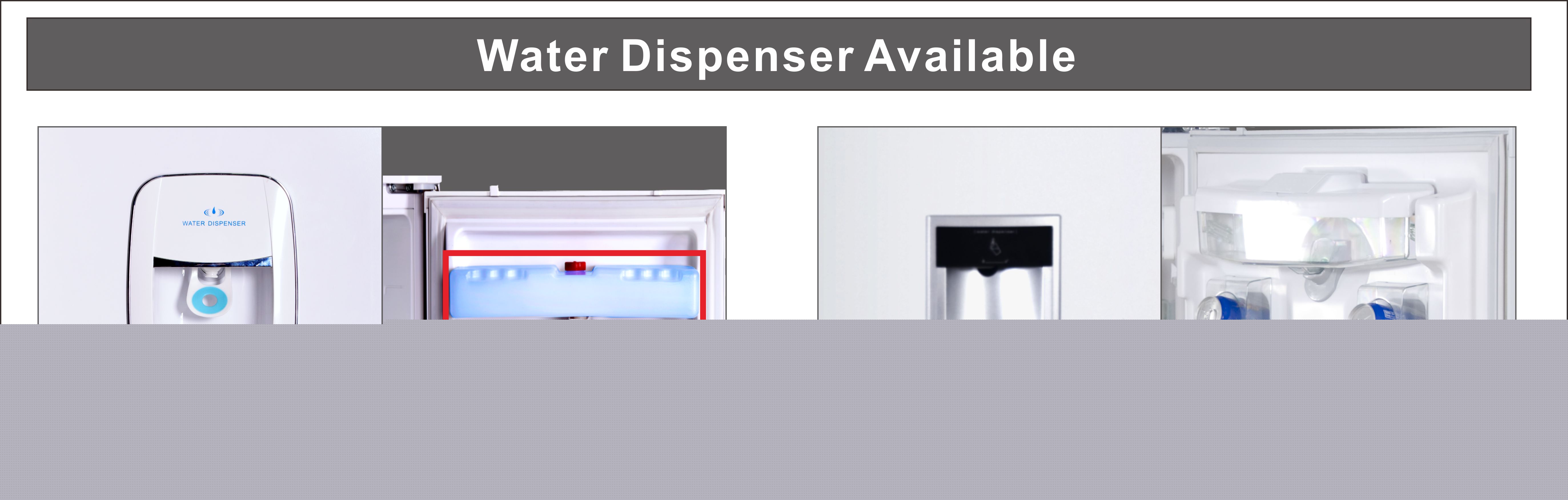 Double door Top-Mounted Refrigerator Fridge Freeze