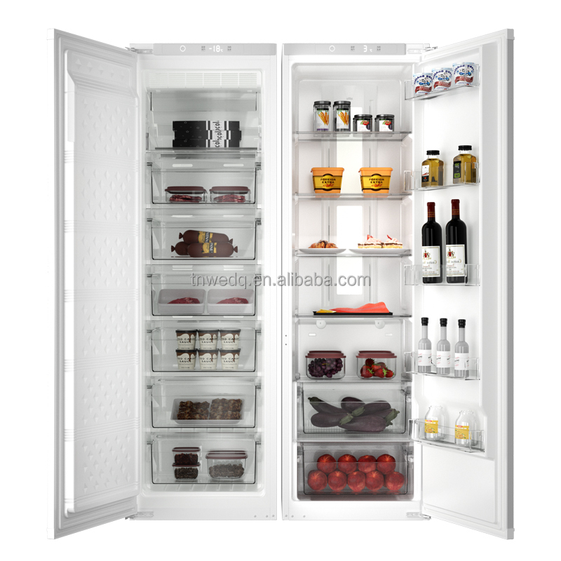 EU Home Appliance home fridges and deep freezers frost free build in refrigerator