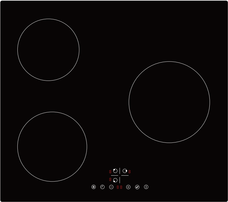 Soyago High Quality 3 Burner 5200W Induction Hob Home Kitchen Appliances Induction Stove Electric In