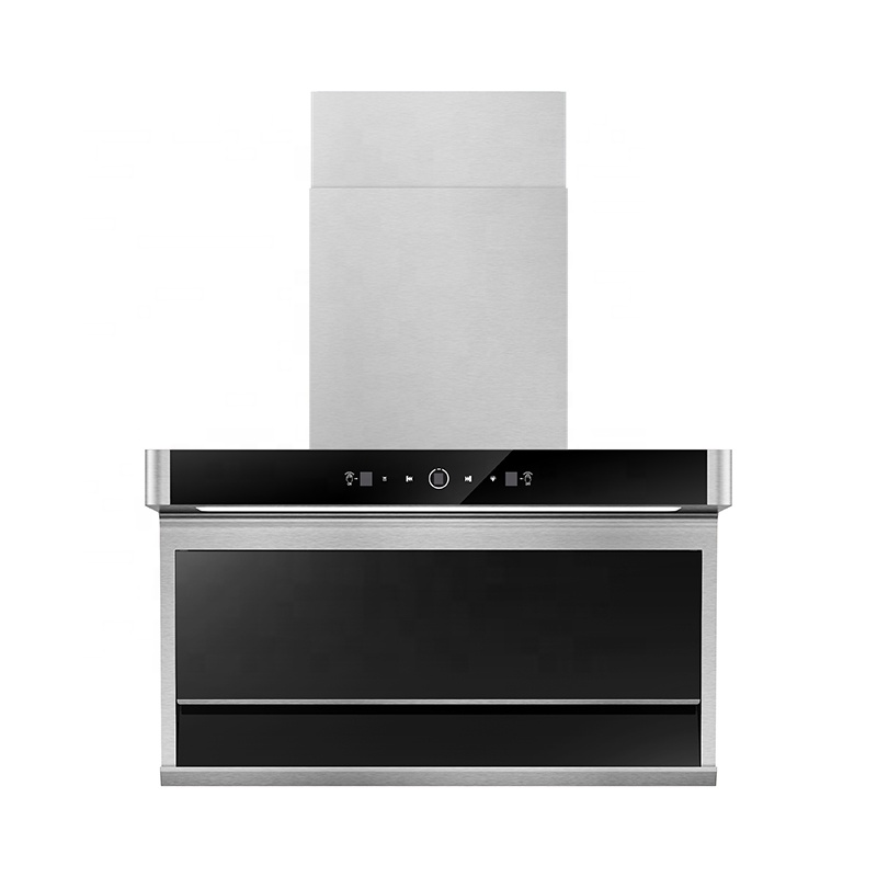 90cm Stainless Steel Home Kitchen Side Range Hood Smart Hood Appliances For Kitchen chimney