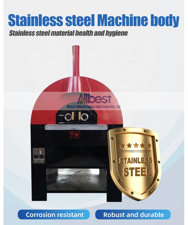 Black home big electric baking pizza oven for kitchen appliance restaurant equipment outdoor italy