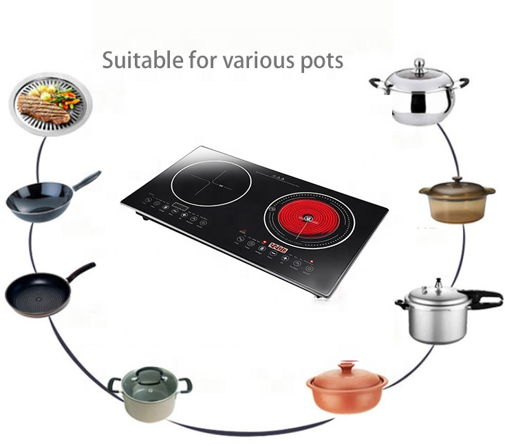 Cooking appliances electric stove 4000W 2 burners induction cooker for Home Hotel Restaurant
