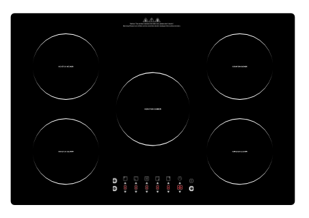 OEM/ODM 5 burners built in electrical induction cooker home kitchen appliances on hot sale