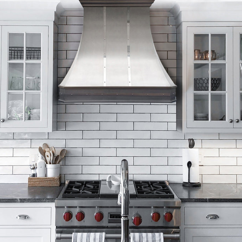 Kitchen stainless steel cooking  hoods / wall mounted stainless steel range hood / home mounted appl
