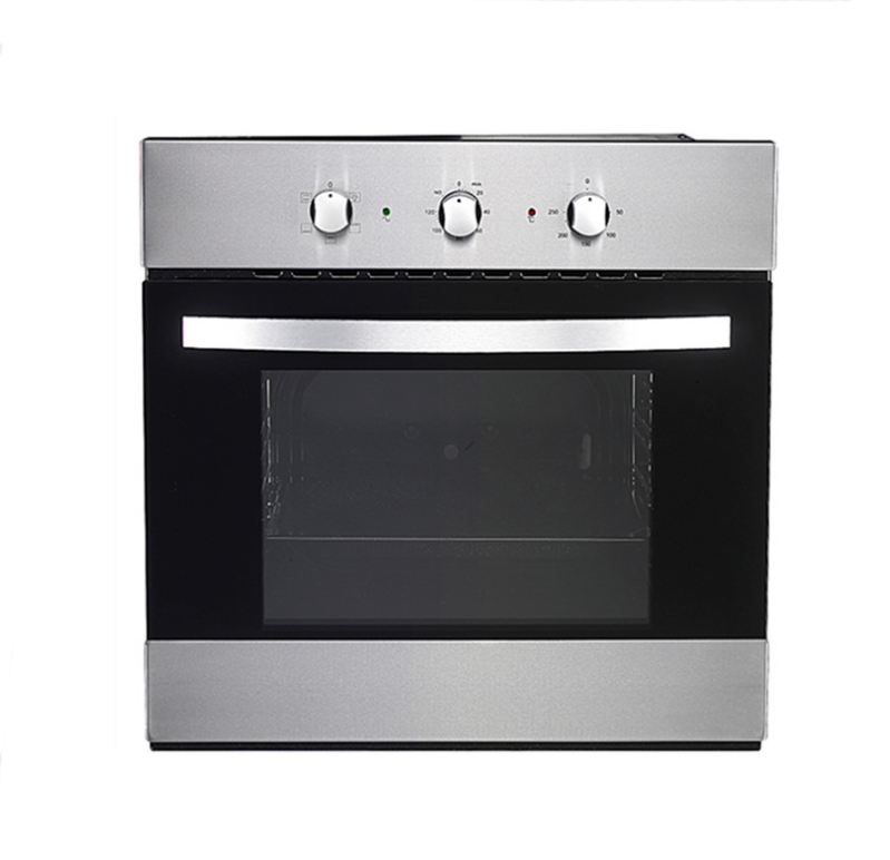 Home Built-In Electrical Oven, 57 Liter Kitchen Appliance Electric Pizza Oven, Stainless Steel Singl
