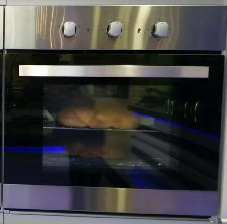 Home Built-In Electrical Oven, 57 Liter Kitchen Appliance Electric Pizza Oven, Stainless Steel Singl