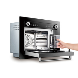 Kitchen appliance modern design bulit in electric steam oven for home use