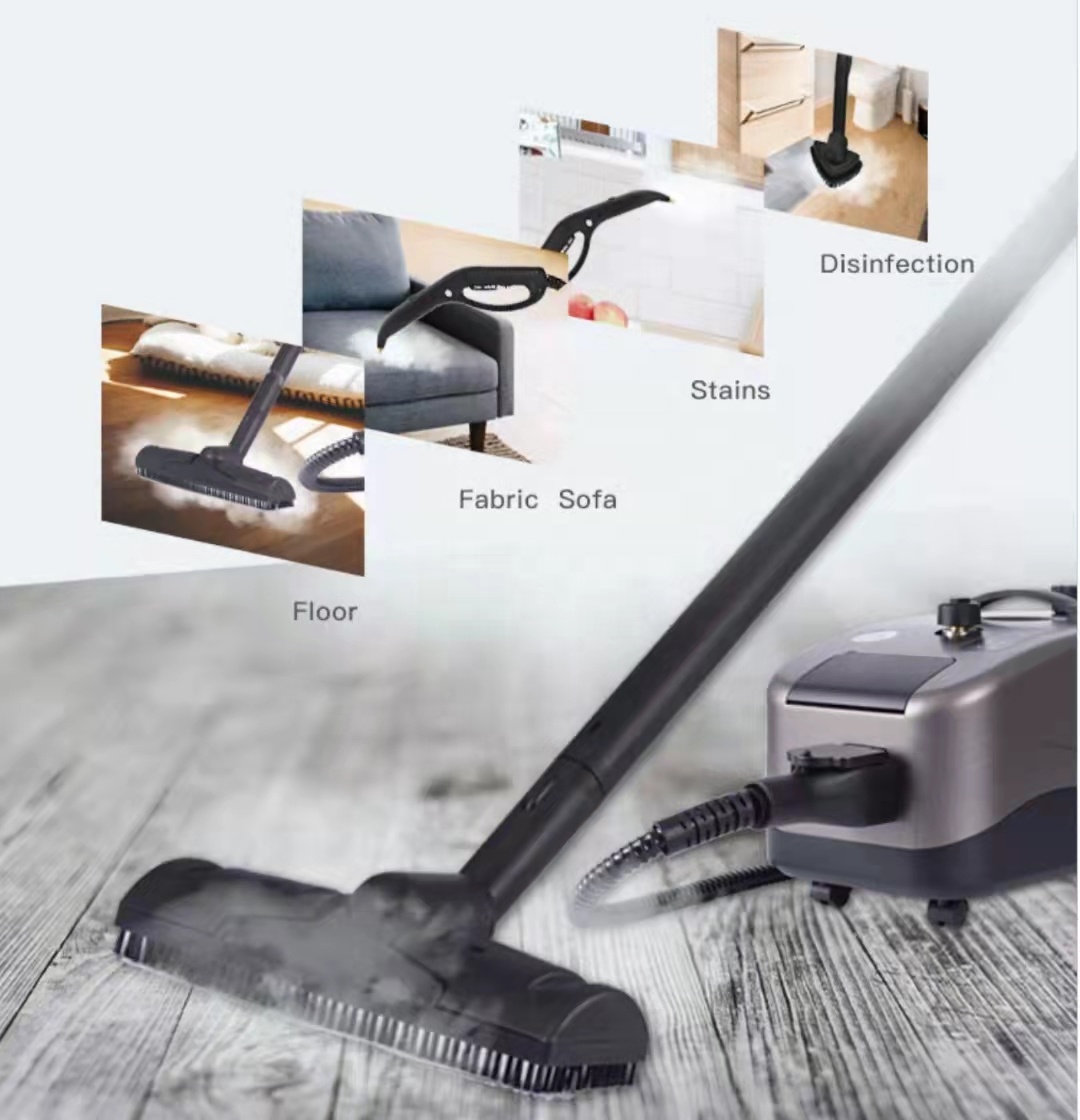 2022  new model cleaning home appliance 1800W powerful 5bar high pressure multi-function steam clean