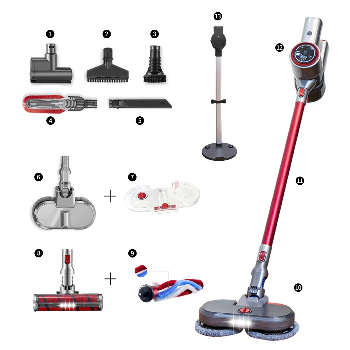18KPA CE GS Carpet Floor Spray Water Steam Mop Hou