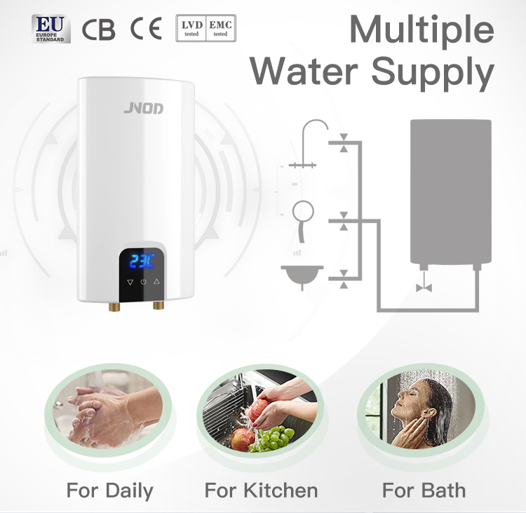 JNOD 7kW Electric Tankless Water Heater Bathroom W