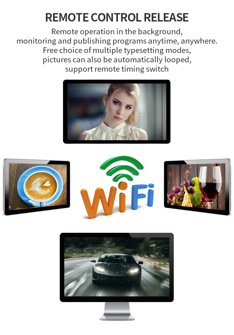 Big Discount Wall Mount 32 inch Android Digital Si