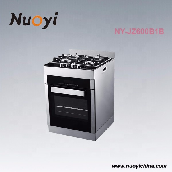 900mm Integrated cooker oven with Top gas stove