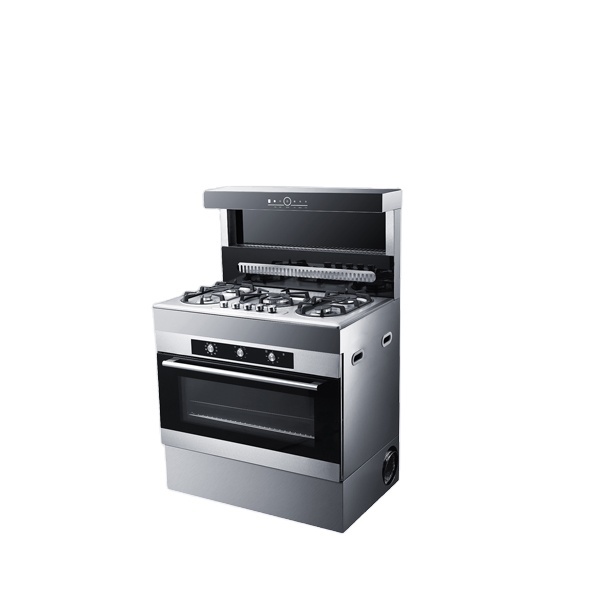 Integrated Cooker Oven with Top Ceramic Cooker