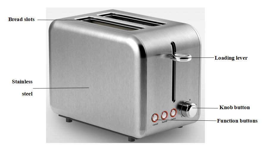 Kettle And Toaster Set Home Appliance Stainless St