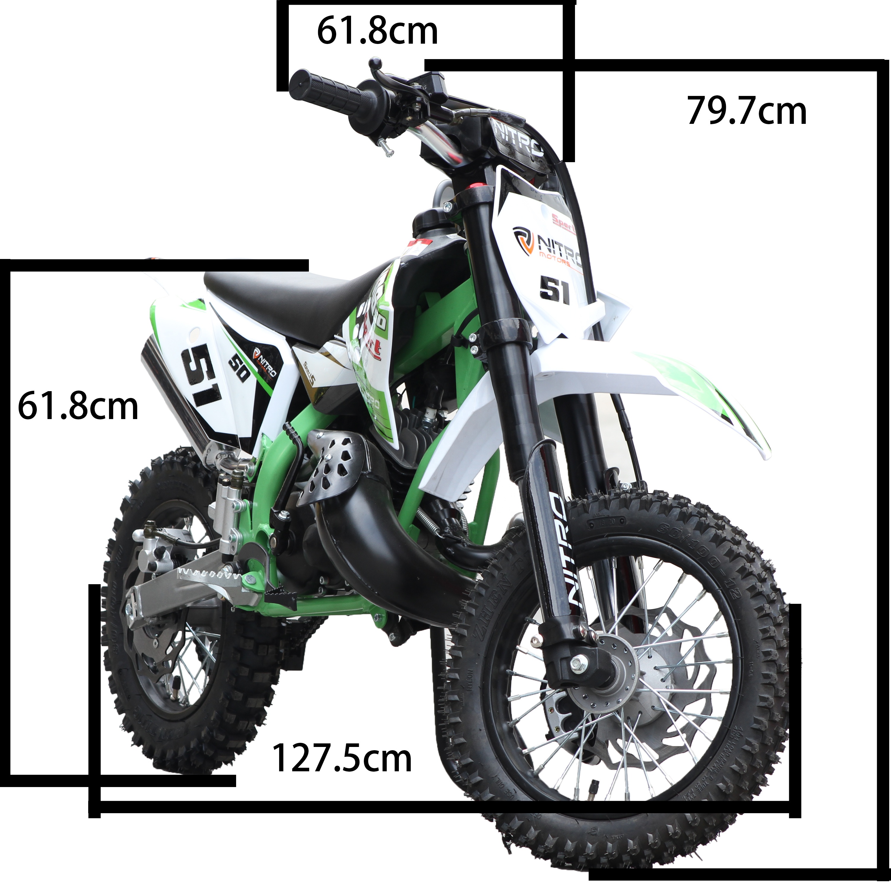 Professional 2 Stroke 50CC Kids Motorcycles Mini D