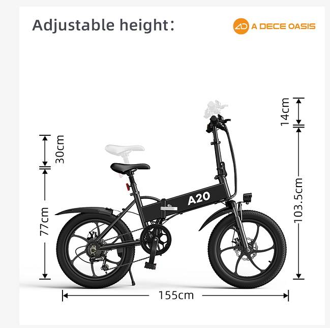 ADO A20 EU UK US warehouse electric bike bicycle m
