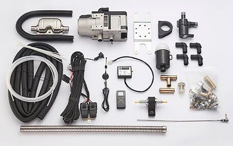 12v caravan water parking heater for car truck with all auto spare parts in 2 packages