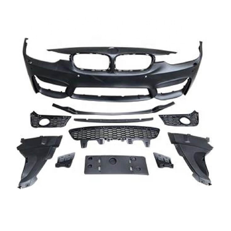 auto body parts car accessories M3 F30 front bumper Body kit Grill W/O hole for BMW 3 series F30 M3