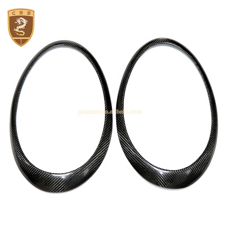 997 Carbon Fiber Front Headlight Covers For Porsche 911 997 Eyelid Auto Parts