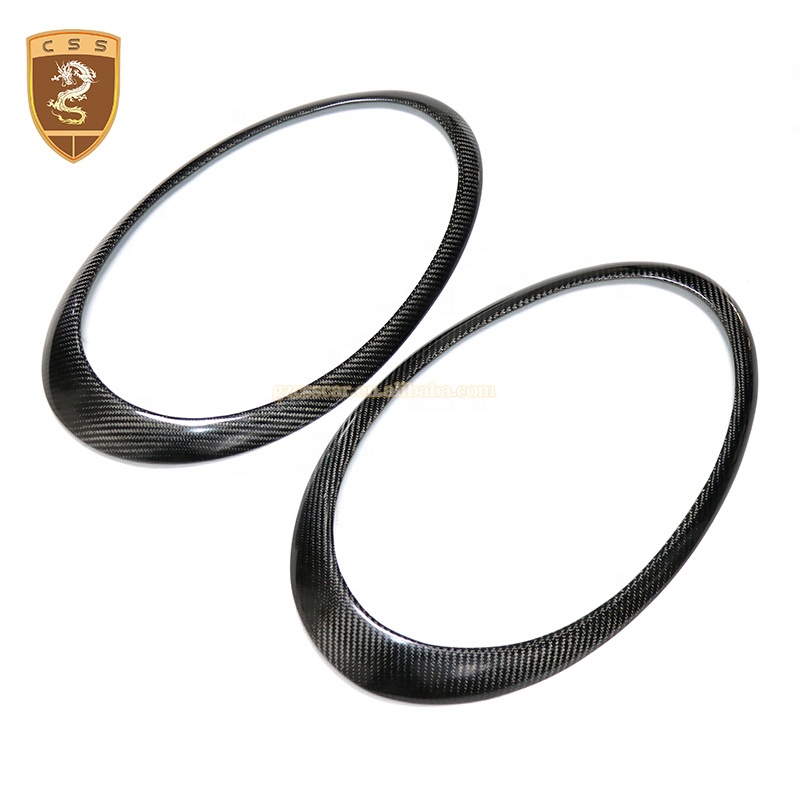 997 Carbon Fiber Front Headlight Covers For Porsche 911 997 Eyelid Auto Parts