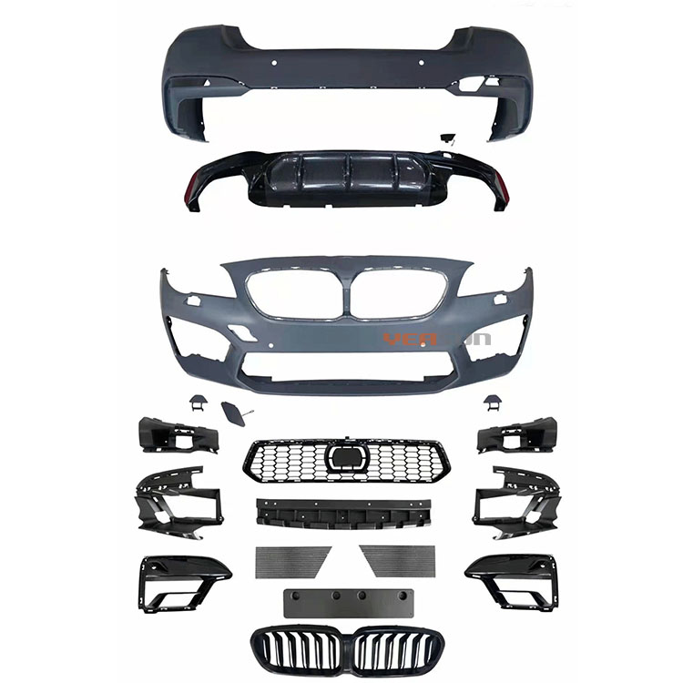 Auto Parts old to new F10 to G30 M5 Look Bodykit Front Bumper Rear Bumper Grille for BMW 5 Series 20