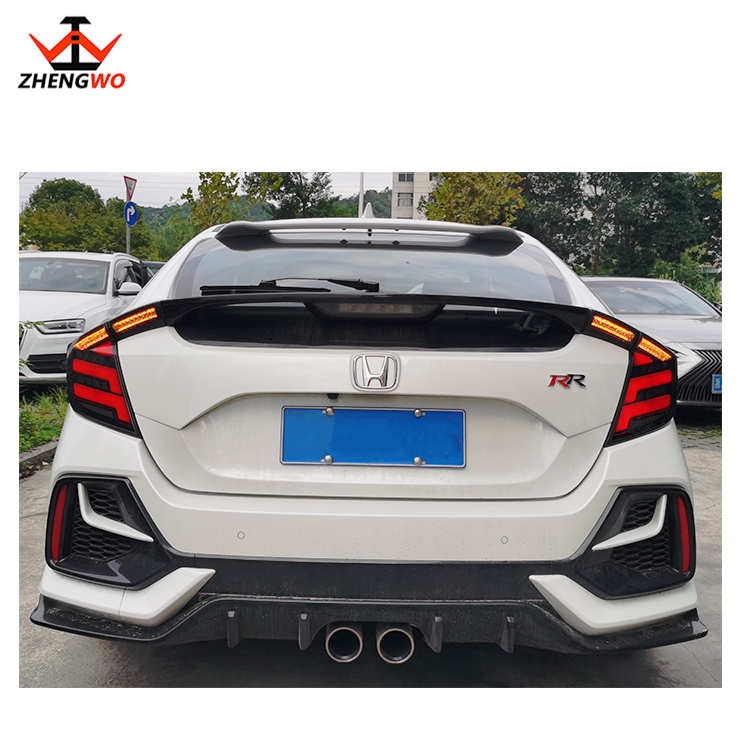 2020 car auto parts LED tail lamp for Hondas Civics Hatchback dynamic brake and reverse