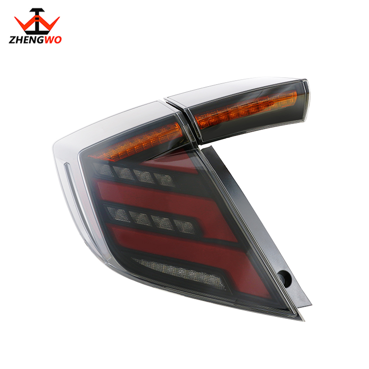 2020 car auto parts LED tail lamp for Hondas Civics Hatchback dynamic brake and reverse
