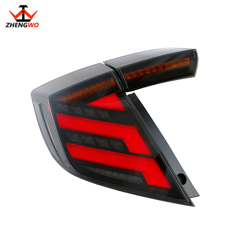2020 car auto parts LED tail lamp for Hondas Civics Hatchback dynamic brake and reverse