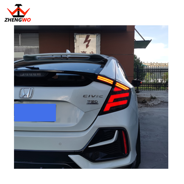 2020 car auto parts LED tail lamp for Hondas Civics Hatchback dynamic brake and reverse