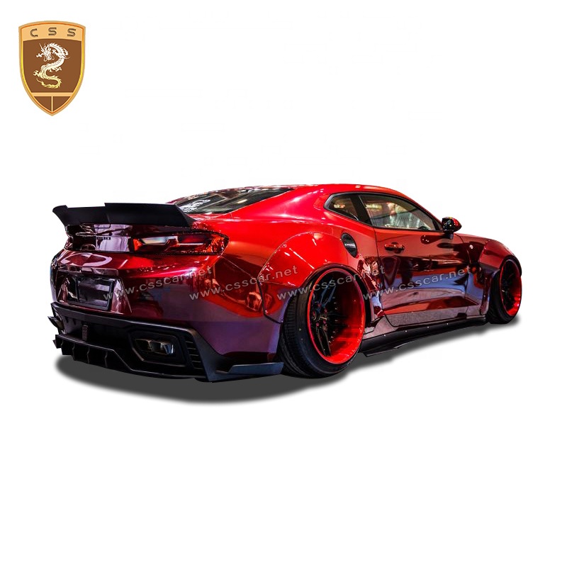Wholesale FRP Car Parts Auto Front Bumper CSS Style Wide Body Kit For Chevrolet Camaro 2017