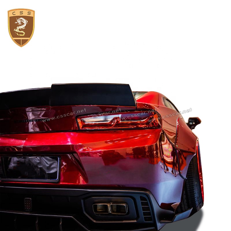 Wholesale FRP Car Parts Auto Front Bumper CSS Style Wide Body Kit For Chevrolet Camaro 2017