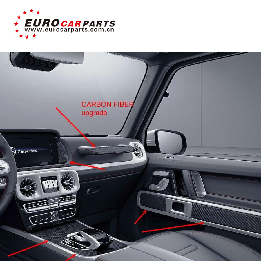 2019 G class w464 G500 G63 carbon finber Interior decoration parts for w464 G63 G500 carbon finber i