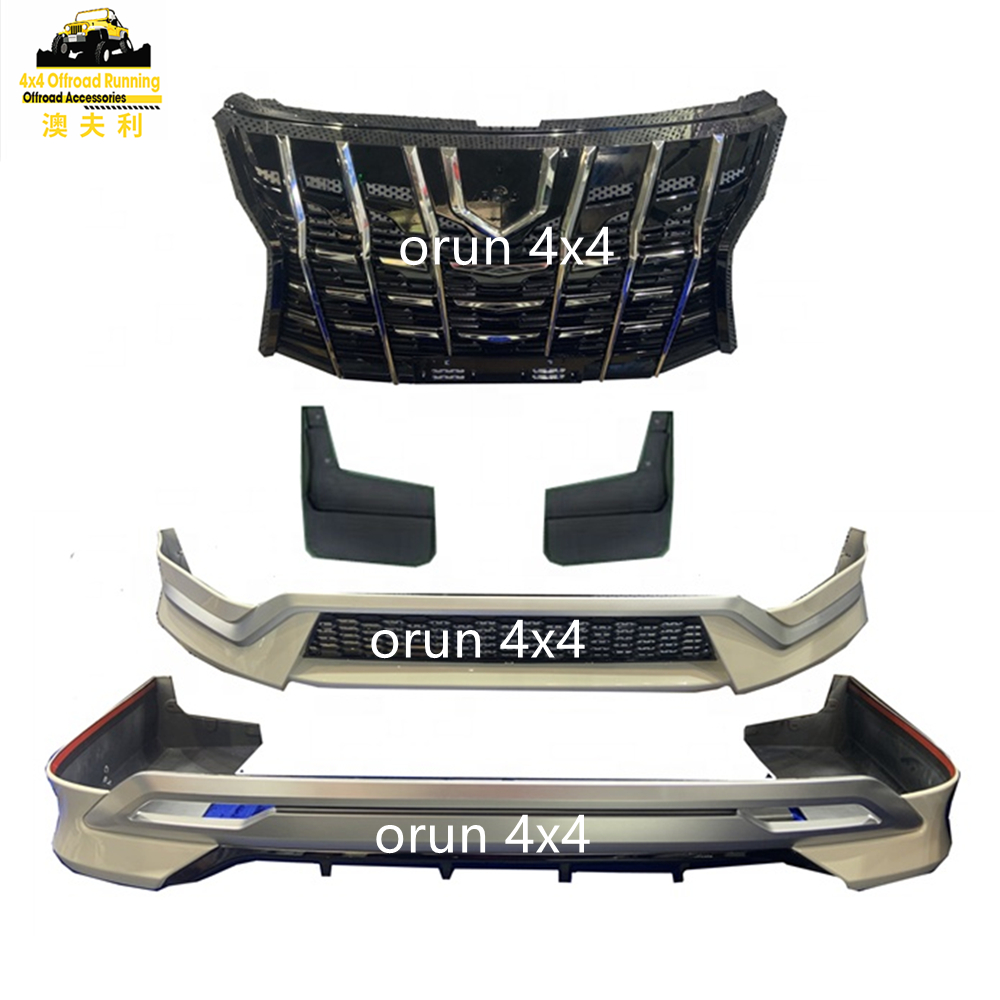 AUTO PART Facelift bodykit upgrade 4x4 car body kit for pajero sport 2019 2020 2021fender flare gril