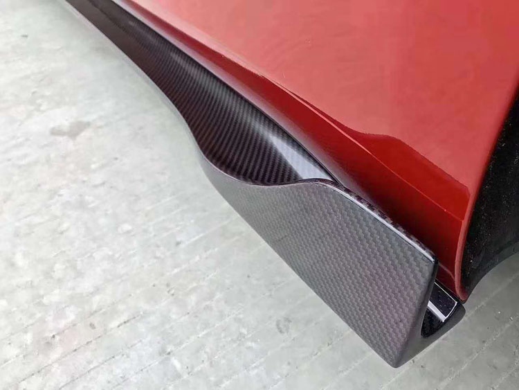 Factory Price Auto Parts Car Accessories Full Set V Style Carbon Fiber Body Kit For Tesla Model 3