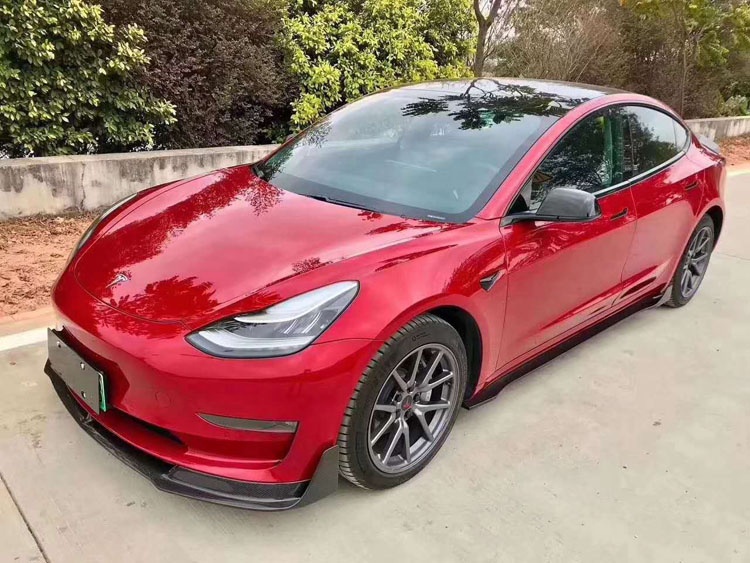 Factory Price Auto Parts Car Accessories Full Set V Style Carbon Fiber Body Kit For Tesla Model 3