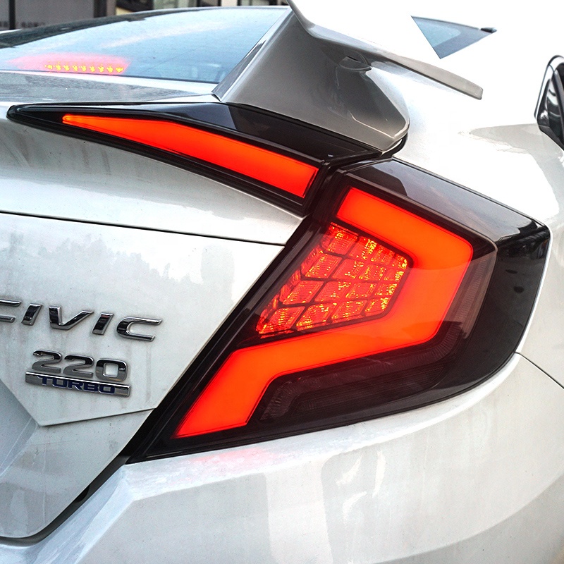 Auto Parts Light New Style Car Turn Signal Brake Lamp Car Tail Lamp Led Tail Lights for Civic 2016 -